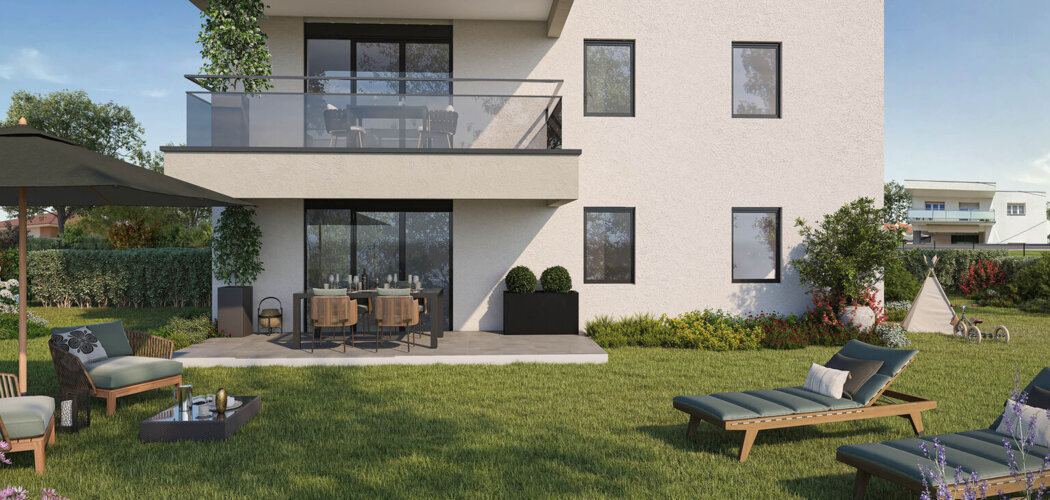 Programme immobilier neuf Cœur Village - Village-Neuf à 4 min de la frontière allemande (68128) - Référence : 18264