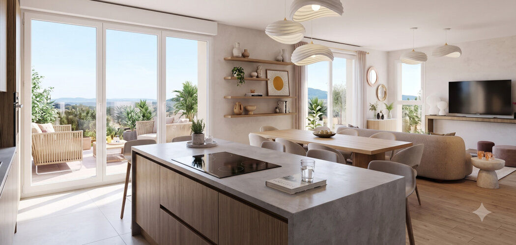 Programme immobilier neuf LE CLOS DES CAUDALIES - Wintzenheim logements du 2 au 3 pièces au cœur de l’Alsace (68920) - Référence : 17767