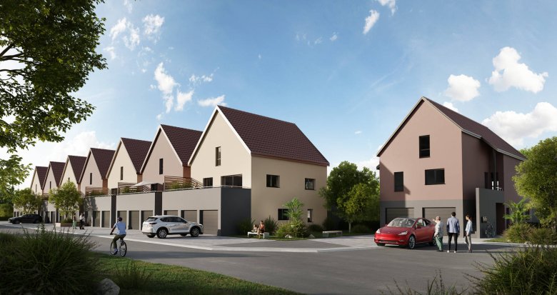 Achat / Vente immobilier neuf Niederschaeffolsheim à 7 minutes de Brumath et d’Haguenau (67207) - Réf. 8377