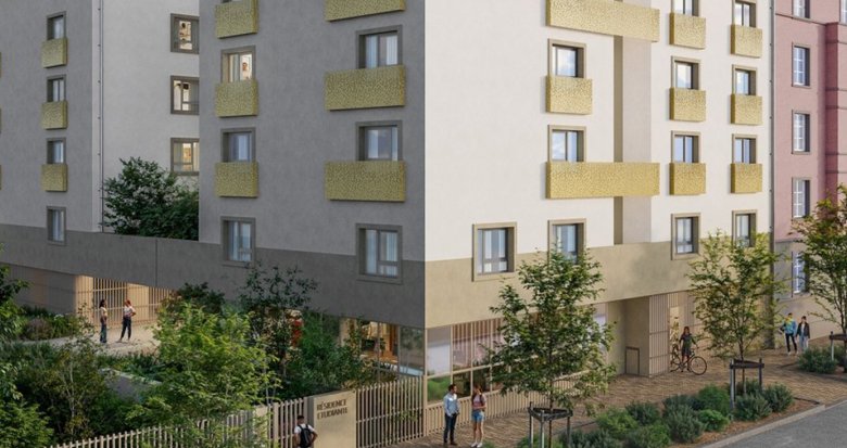 Achat / Vente immobilier neuf Strasbourg résidence étudiante à 6 min à pied du tram F (67000) - Réf. 13583