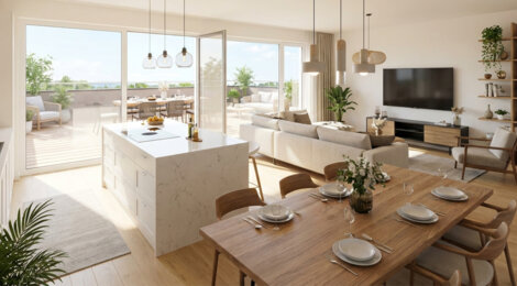 Programme immobilier neuf Duo CCMI Eschbach - Aschbach cadre résidentiel près d’Haguenau (67250) - Référence : 13908