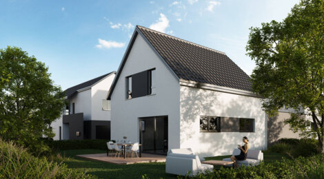 Programme immobilier neuf L'ORIZZONTE - Bischwiller : Résidence T3–T4 avec cadre résidentiel et confort optimisé proche des commodités (67240) - Référence : 7100