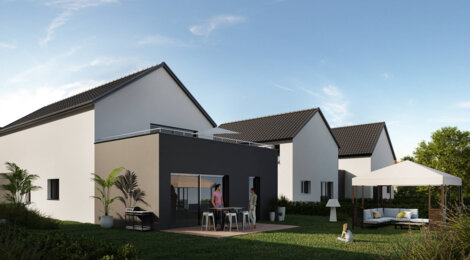 Programme immobilier neuf L'ORIZZONTE - Bischwiller : Résidence T3–T4 avec cadre résidentiel et confort optimisé proche des commodités (67240) - Référence : 7100