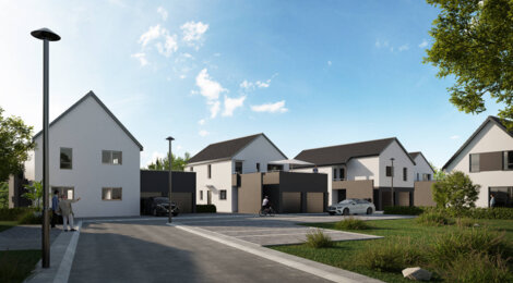 Programme immobilier neuf L'ORIZZONTE - Bischwiller : Résidence T3–T4 avec cadre résidentiel et confort optimisé proche des commodités (67240) - Référence : 7100