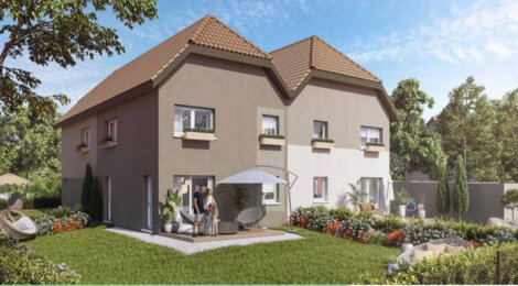 Programme immobilier neuf LES CARRÉ LORENA - Bollwiller : Résidence T4 avec cadre résidentiel et confort moderne proche de Mulhouse (68540) - Référence : 4824