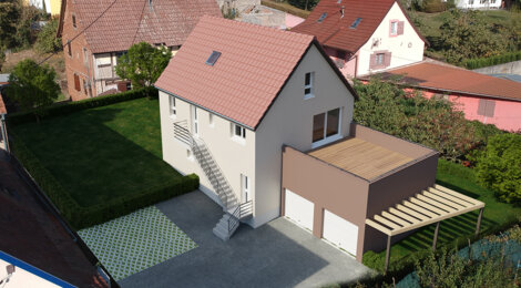 Programme immobilier neuf LES DUOS ALTEZZA - Durningen près de la mairie (67270) - Référence : 11707