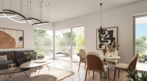 Programme immobilier neuf HARMONIA - Eckbolsheim : logements neufs sécurisés et verdoyants proche des commodités (67201) - Référence : 8335