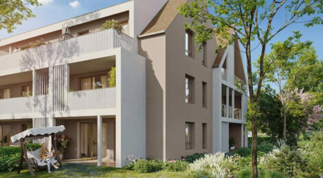 Programme immobilier neuf COTE CANAL - Eckwersheim appartements du 2 au 4 pièces dans un village du Bas-Rhin (67550) - Référence : 17679