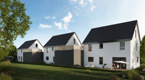 Programme immobilier neuf Les Duos de la Source - Friesenheim : Résidence T3–T5 avec cadre champêtre et confort optimisé proche des commodités (67860) - Référence : 6967