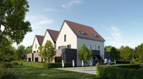 Programme immobilier neuf Les Duos des CALLAS - Gries près du TER vers Haguenau (67240) - Référence : 11025