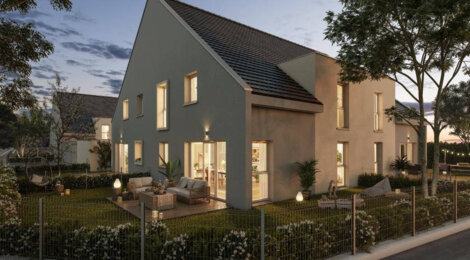 Programme immobilier neuf LES CARRES MAXIMIN - Guémar : Résidence T4 avec cadre familial et confort optimisé proche des espaces naturels (68970) - Référence : 6083
