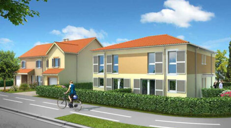 Programme immobilier neuf  - Guénange : Appartements T1–T4 et maisons T6 dans un cadre verdoyant (57310) - Référence : 71