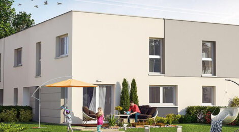 Programme immobilier neuf LES CARRES Bo'Carré - Hangenbieten : Résidence T4–T5 avec jardins et luminosité naturelle proche de Strasbourg (67980) - Référence : 2259
