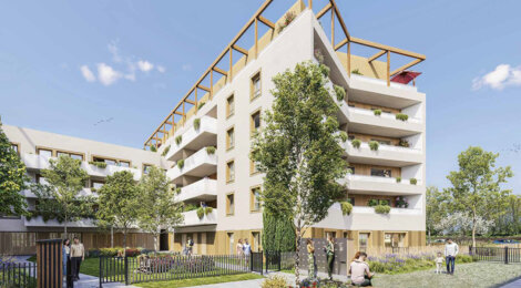 Programme immobilier neuf LOrée du Parc - Illkirch-Graffenstaden au bord du canal près de Strasbourg (67400) - Référence : 15943