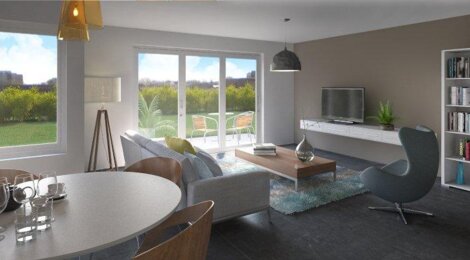 Programme immobilier neuf Les Jardins de l'observatoire - Laxou : Logements neufs du studio à la villa avec luminosité et prestations soignées (54520) - Référence : 218