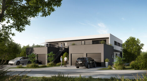 Programme immobilier neuf DUO LEYMEN - Leymen à pied du tram T10 (68220) - Référence : 9119