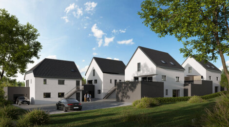 Programme immobilier neuf Les DUOS de Larende -  Lutzelhouse : logements DUO neufs sécurisés et verdoyants proche de Molsheim (67130) - Référence : 7576