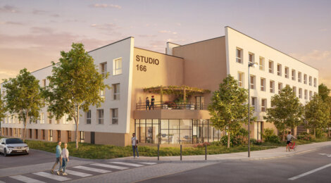 Programme immobilier neuf Studio 166 - Metz appartements étudiants meublés près des campus (57000) - Référence : 18063