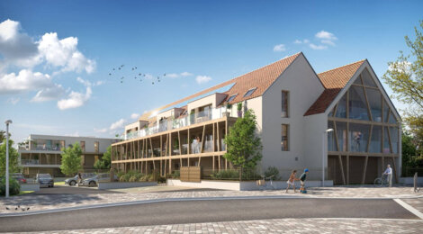Programme immobilier neuf CARACTÈRE - Mittelhausbergen : logements neufs sécurisés et verdoyants en bourg historique (67206) - Référence : 15058