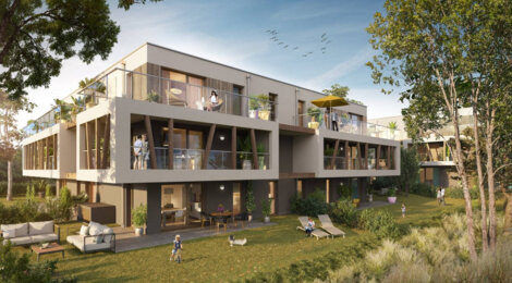 Programme immobilier neuf CARACTÈRE - Mittelhausbergen : logements neufs sécurisés et verdoyants en bourg historique (67206) - Référence : 15058