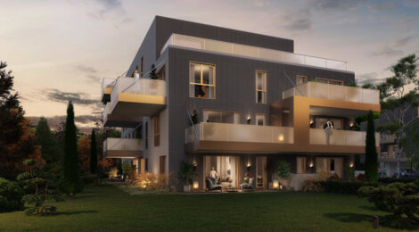 Programme immobilier neuf ACACIA - Mittelhausbergen : logements neufs sécurisés et verdoyants proche de Strasbourg (67206) - Référence : 14989