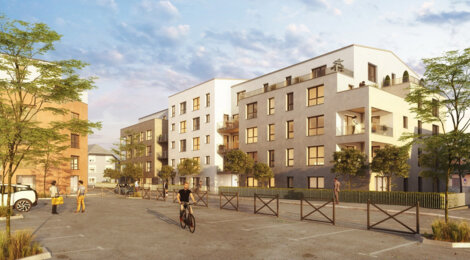 Programme immobilier neuf CityZen 1 - Mulhouse : Résidence studio–T5 avec luminosité naturelle et espaces verts proche des commodités (68100) - Référence : 14200