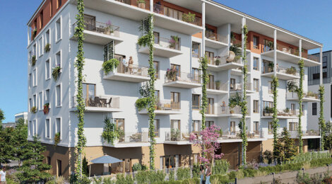 Programme immobilier neuf Les Rives d'Austra - Nancy appartements lumineux près des berges de la Meurthe (54000) - Référence : 18061