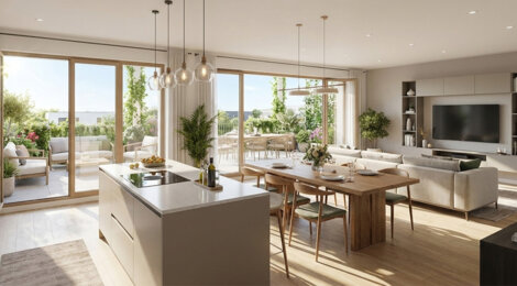 Programme immobilier neuf Les Rives d'Austra - Nancy appartements lumineux près des berges de la Meurthe (54000) - Référence : 18061