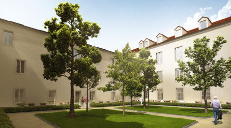 Programme immobilier neuf Les Jardins de Saint Nicolas - Nancy : Appartements studio–T4 duplex dans un cadre historique en centre-ville (54000) - Référence : 1476