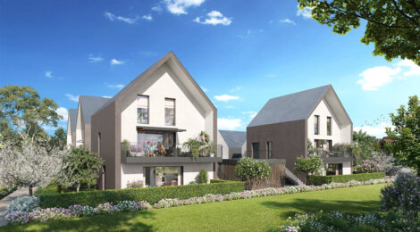 Programme immobilier neuf Les Terrasses O vert - Oberhausbergen : Résidence T2–T5 avec cadre alsacien et confort optimisé proche des commodités (67205) - Référence : 5940