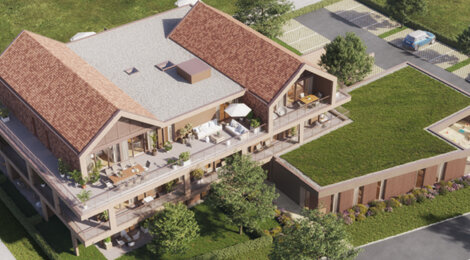 Programme immobilier neuf L'Amiral - Oberschaeffolsheim cadre champêtre à 8 km de Strasbourg (67203) - Référence : 13990