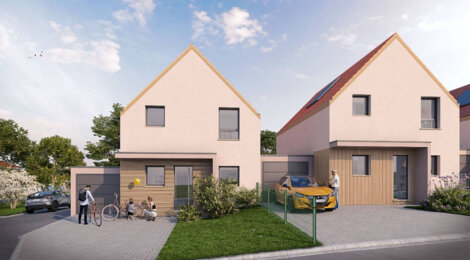 Programme immobilier neuf Le Hamo Des Prés - Osthoffen proche de Strasbourg (67990) - Référence : 9426