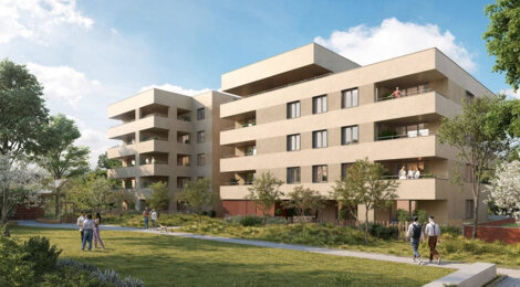 Programme immobilier neuf PATIO ROSA - Reichstett : logements neufs T2–T5 proche de Strasbourg (67116) - Référence : 15880