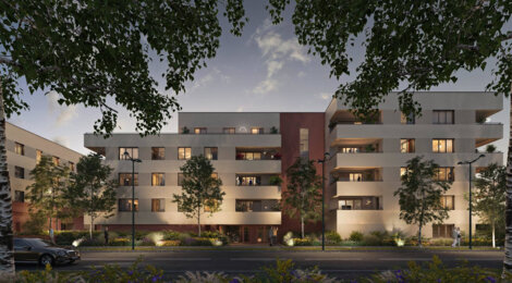 Programme immobilier neuf PATIO ROSA - Reichstett : logements neufs T2–T5 proche de Strasbourg (67116) - Référence : 15880