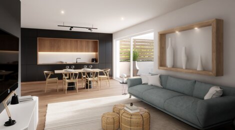 Programme immobilier neuf Les duos du cœur de Vigne - Scharrachbergheim-Irmstett : Résidence T3–T5 avec cadre verdoyant et confort optimisé proche des commodités (67310) - Référence : 7059