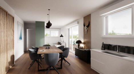 Programme immobilier neuf Les duos du cœur de Vigne - Scharrachbergheim-Irmstett : Résidence T3–T5 avec cadre verdoyant et confort optimisé proche des commodités (67310) - Référence : 7059