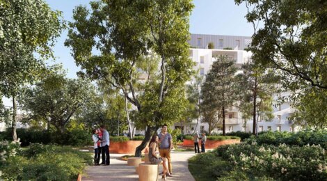 Programme immobilier neuf Meridien - Schiltigheim : logements neufs modernes et connectés proche du Wacken (67300) - Référence : 7457