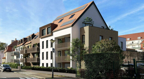 Programme immobilier neuf LE CLOS NEUDORF - Strasbourg à proximité du centre en tram D (67000) - Référence : 16420
