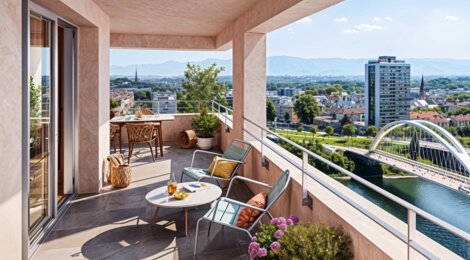 Programme immobilier neuf LES ESCALES DU RHIN - Strasbourg à proximité du centre-ville (67000) - Référence : 15914