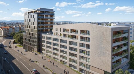 Programme immobilier neuf L'Écrin de l'Ill - Strasbourg à proximité du tram B (67000) - Référence : 15913