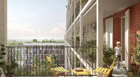 Programme immobilier neuf Le Cœur Du Rhin - Phase 2 - Strasbourg quartier à Starlette entre nature et bassin Vauban (67000) - Référence : 16525