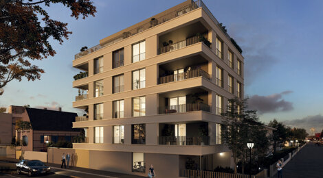 Programme immobilier neuf L AVENUE - Strasbourg quartier  Rive Étoile à deux pas des tram D et E (67000) - Référence : 13572