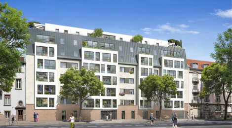 Programme immobilier neuf Nouvel Art - Strasbourg : Résidence studio–T5 avec cadre résidentiel et confort optimisé proche des transports (67000) - Référence : 7133