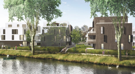 Programme immobilier neuf Jardin D'O - Strasbourg : Résidence T2–T5 avec cadre verdoyant et confort moderne proche des espaces naturels (67000) - Référence : 4995
