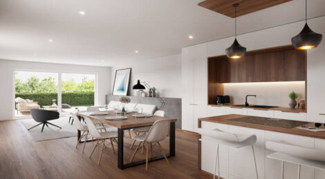 Programme immobilier neuf LES DUOS - LA DOLCE - Surbourg : Résidence T3 avec cadre champêtre et confort optimisé proche des commodités (67250) - Référence : 5830