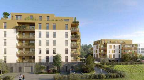 Programme immobilier neuf Domaine de la torréfaction - Thionville cadre familial proche centre et Luxembourg (57100) - Référence : 18056