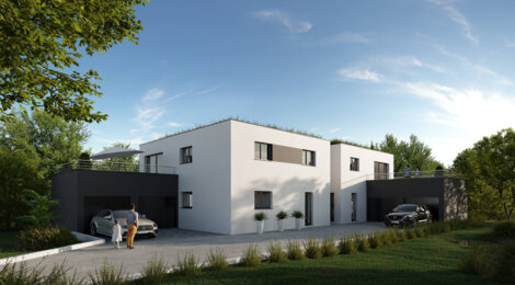 Programme immobilier neuf LES DUOS DES IMPRESSIONISTES - Vendenheim : logements neufs sécurisés et verdoyants proche des transports (67550) - Référence : 7885