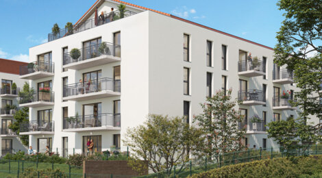 Programme immobilier neuf LE DOMAINE HAUT JARDIN - BAT C - Villerupt, sérénité résidentielle proche de Belval (54190) - Référence : 18078