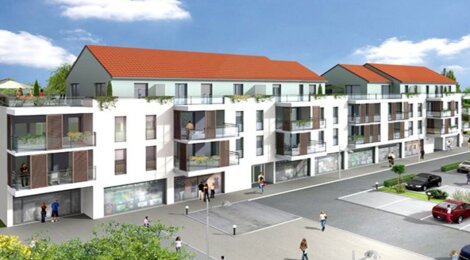Programme immobilier neuf  - Yutz Zac Olympe : Résidences T2–T5 avec ascenseur et stationnement privé (57110) - Référence : 16