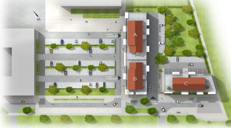 Programme immobilier neuf  - Yutz Zac Olympe : Résidences T2–T5 avec ascenseur et stationnement privé (57110) - Référence : 16